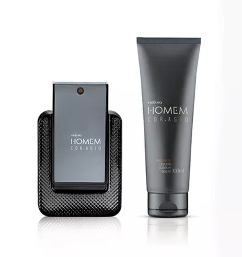 Pack Homem CORAGIO Perfume + Shampoo de hombre 3 en 1 NATURA